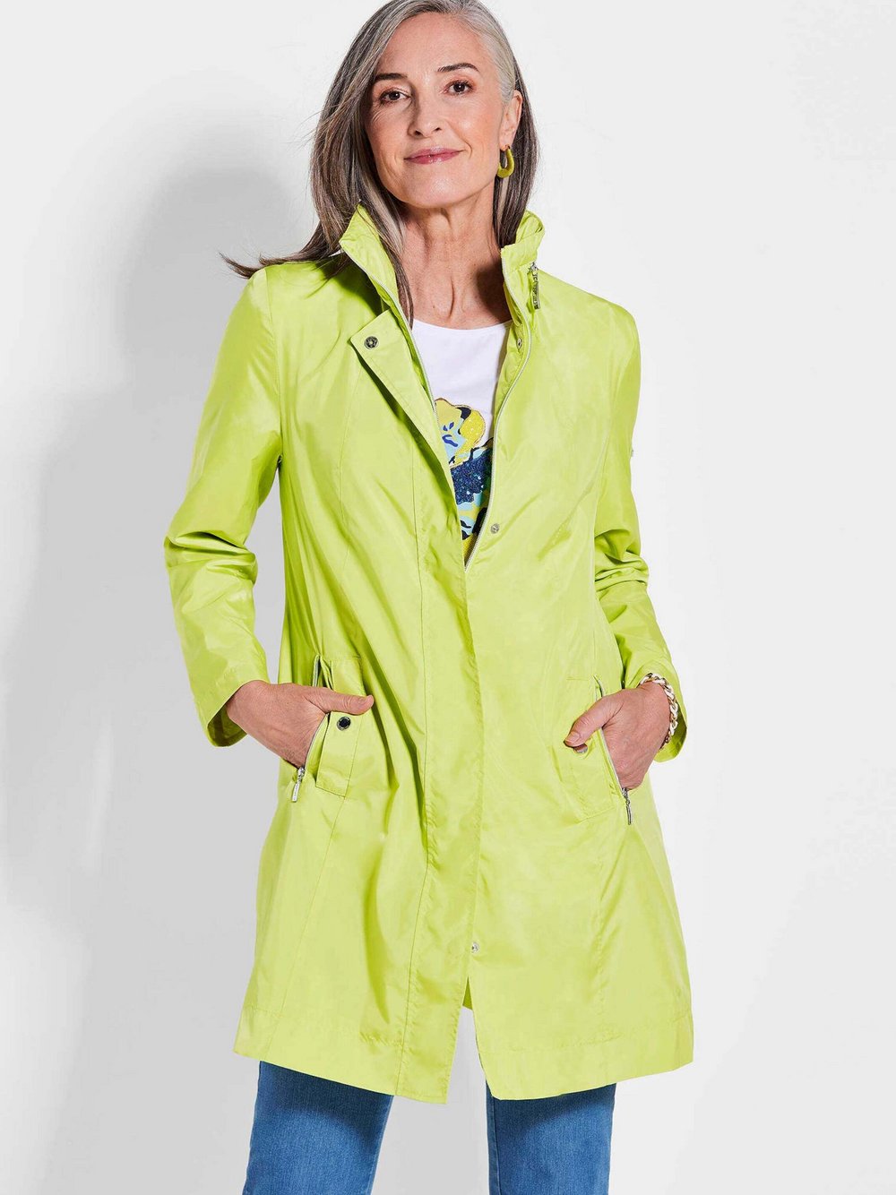 Goldner Longjacke Damen