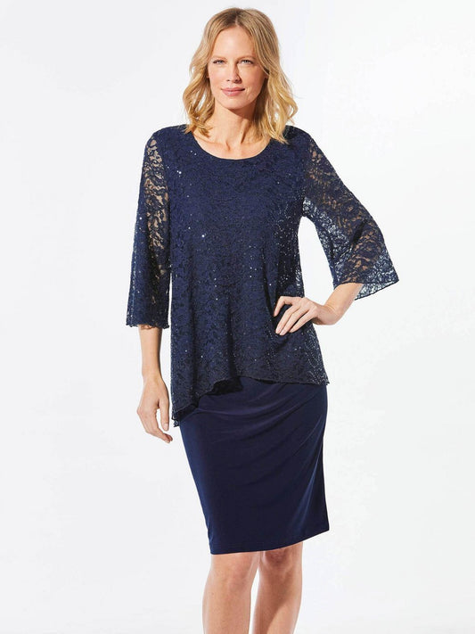 Goldner Kleid Damen Viskose