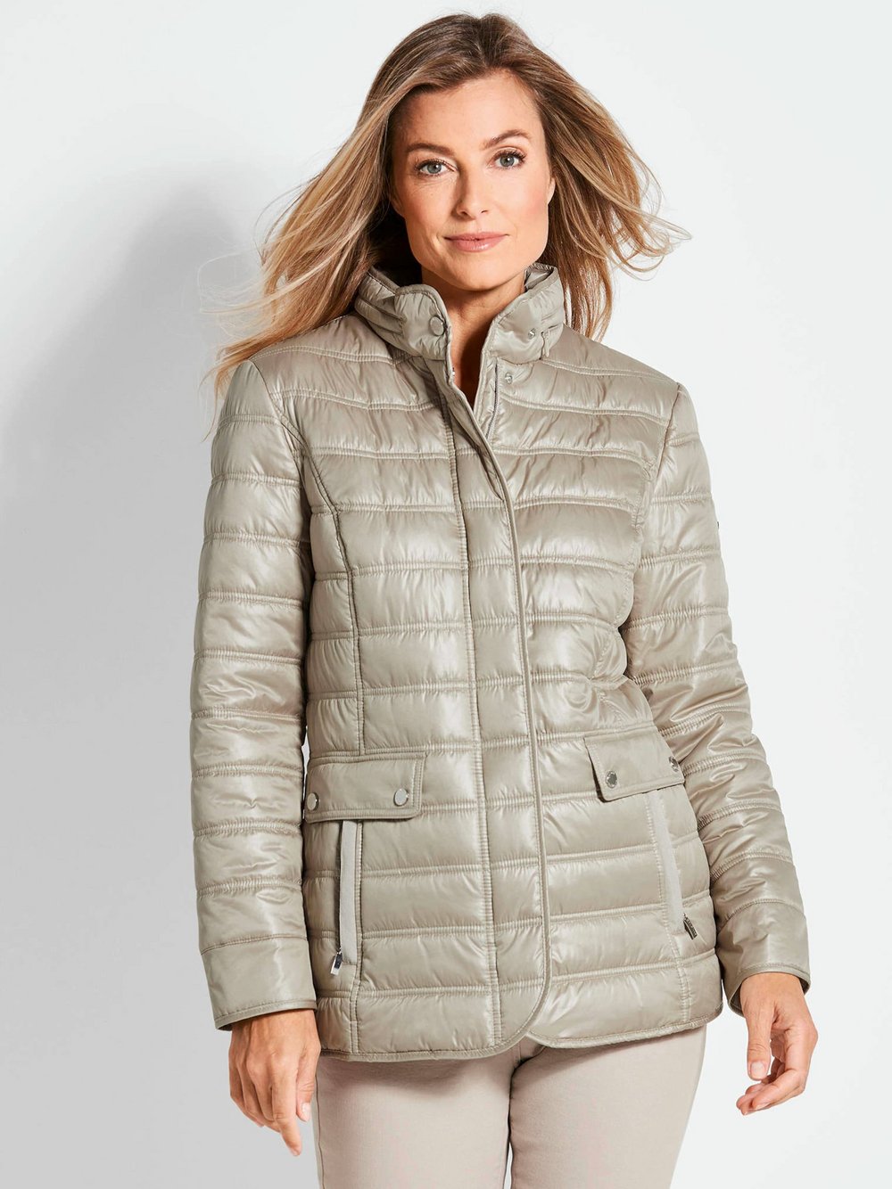 Goldner Steppjacke Damen