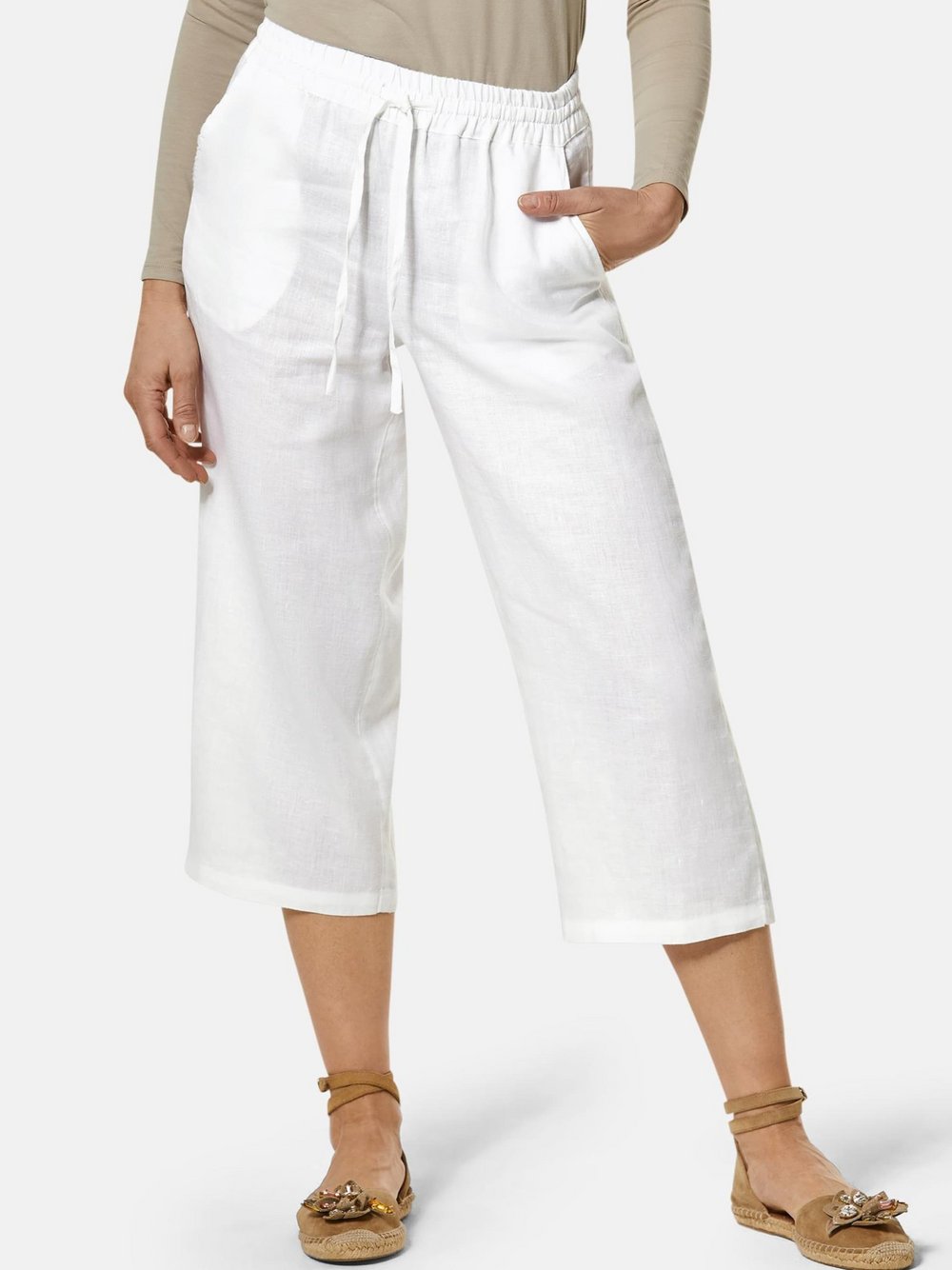 Goldner Leinenhose Damen
