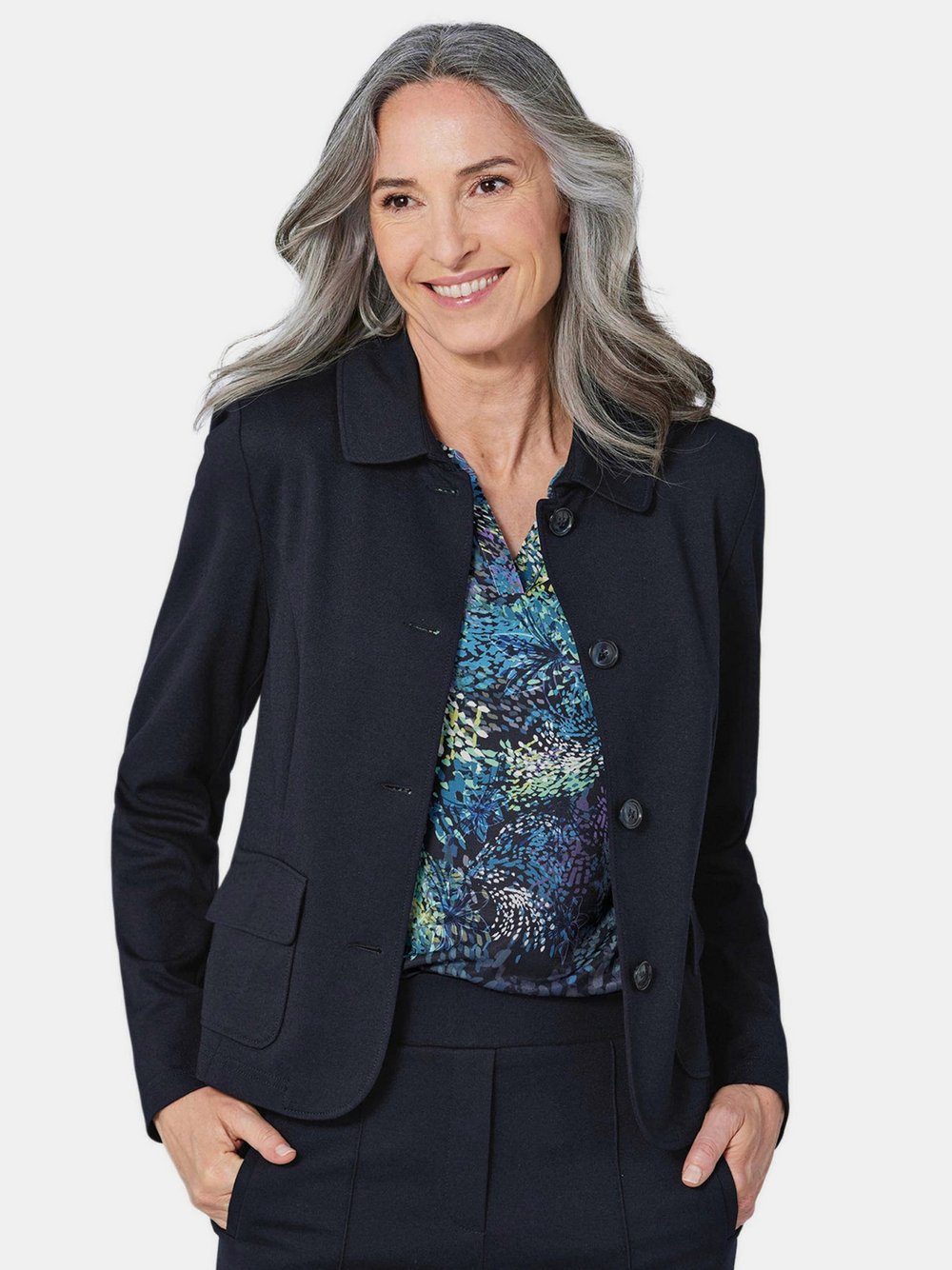 Goldner Jerseyjacke Damen Polyamid