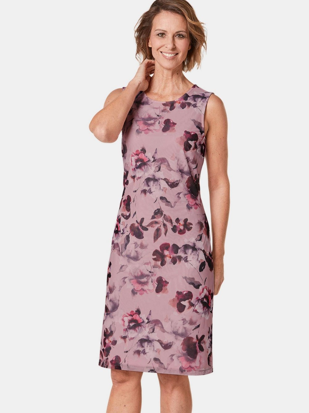 Goldner Kleid Damen gemustert