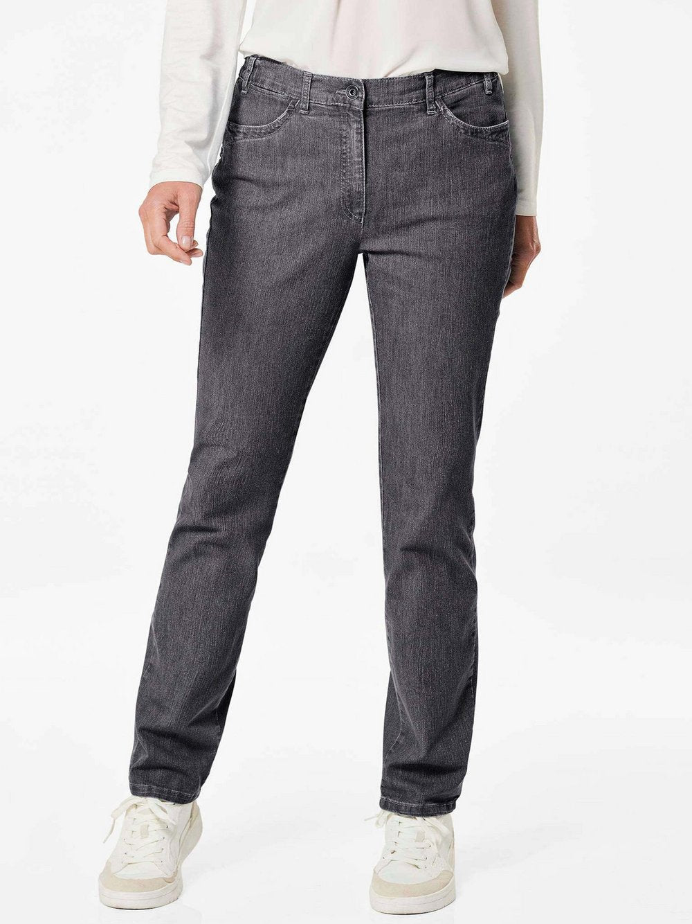 Goldner Jeanshose Damen Baumwolle