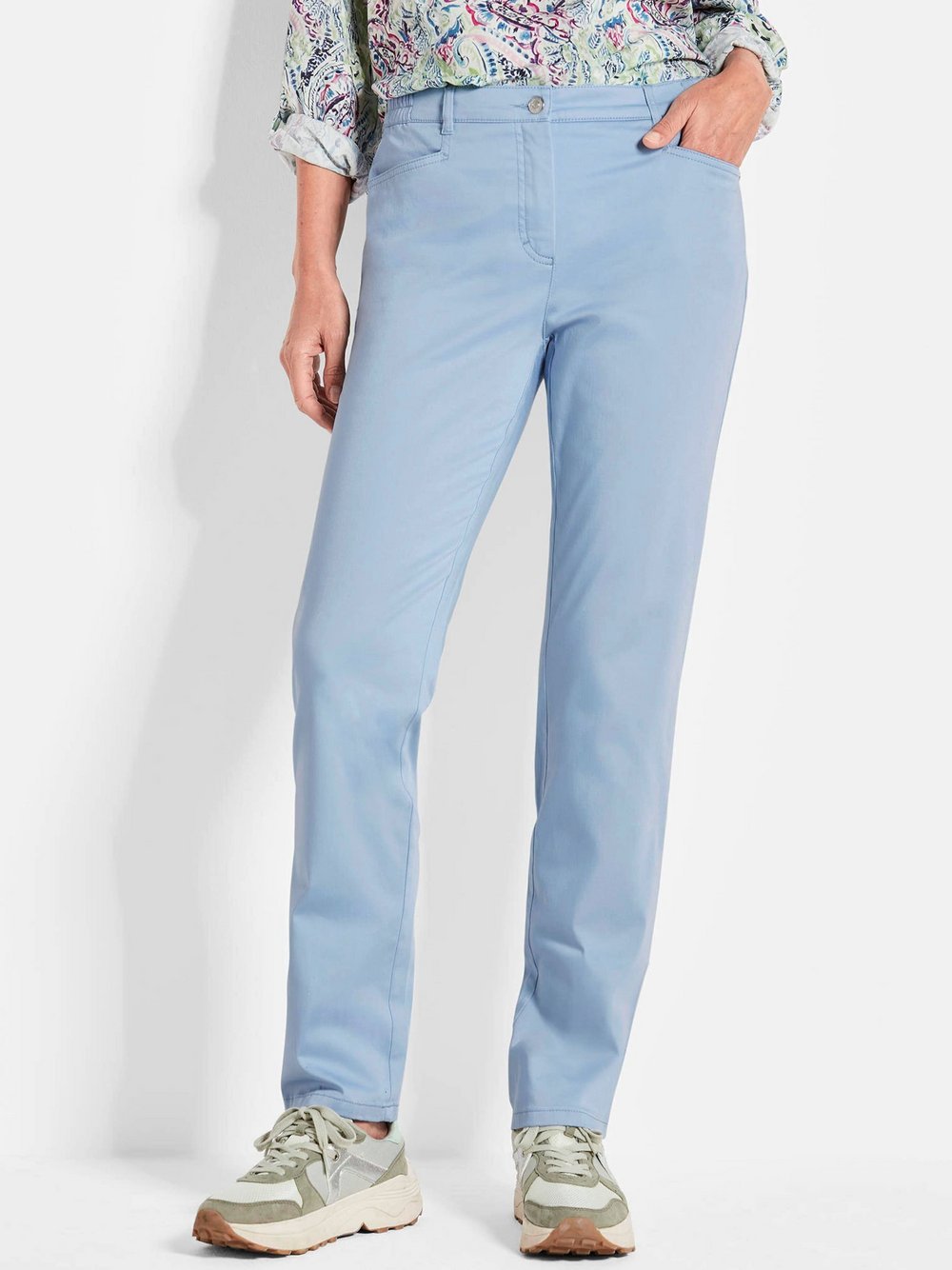 Goldner Baumwollhose CARLA Damen Baumwolle