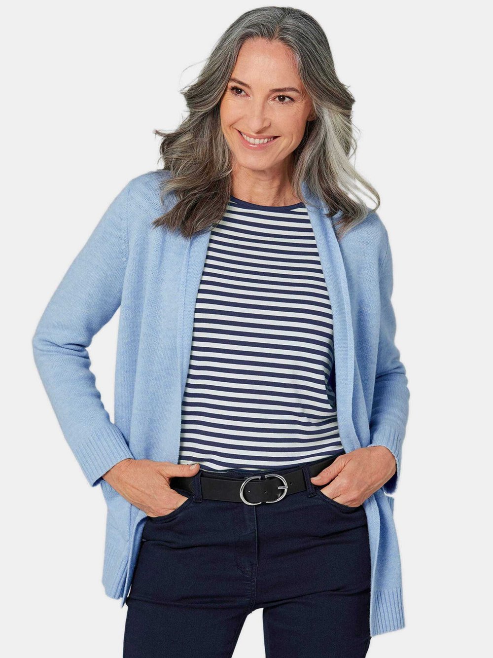 Goldner Strickjacke Damen Schurwolle