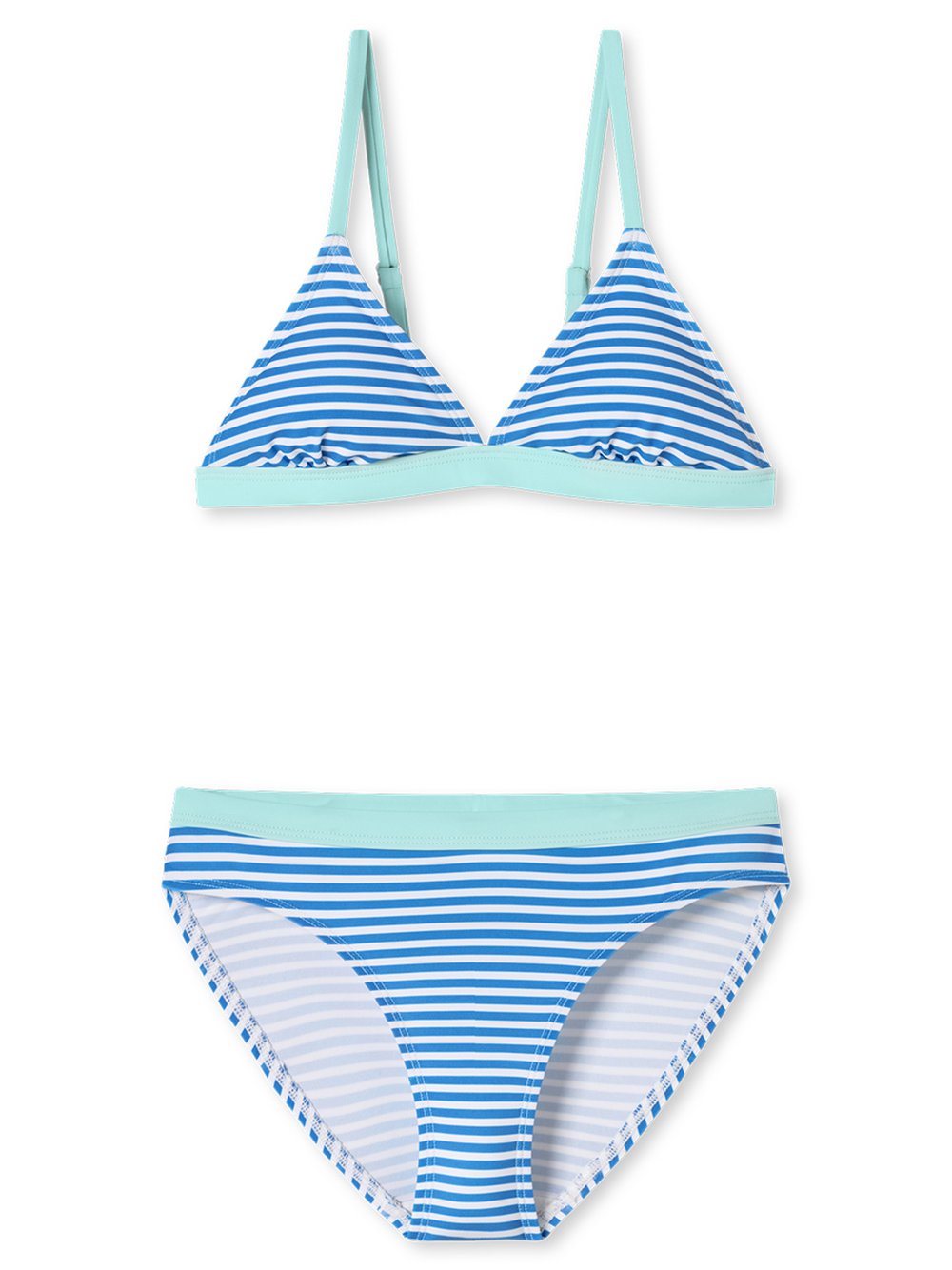 Schiesser Triangel-Bikini Mädchen Jersey gestreift