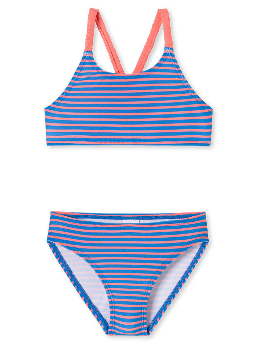 Schiesser Triangel-Bikini Mädchen Jersey gestreift