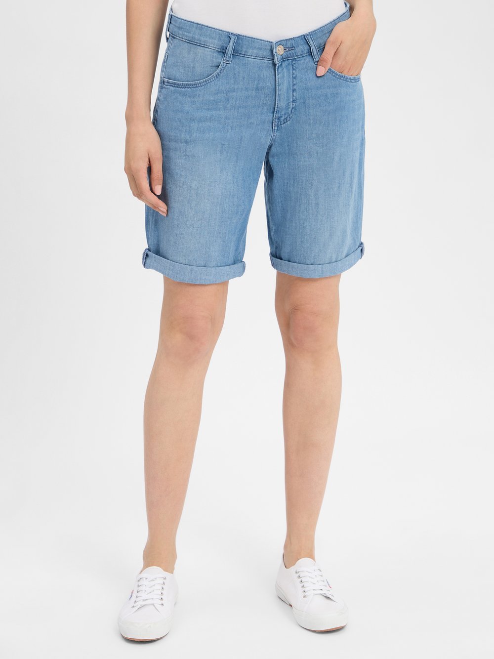 MAC Jeans Bermuda Damen Baumwolle