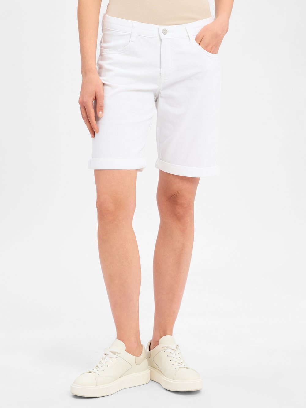 MAC Jeans Bermuda Damen Baumwolle