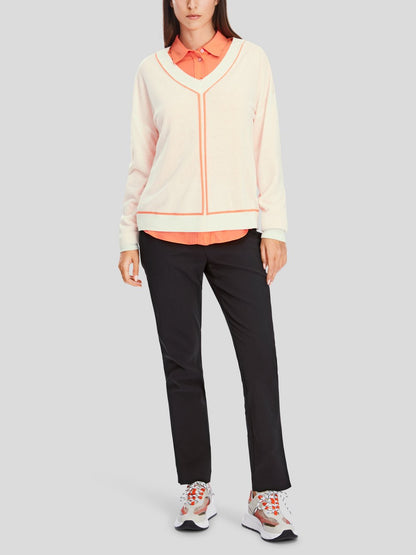 Marc Cain Pullover Damen Wolle strukturiert