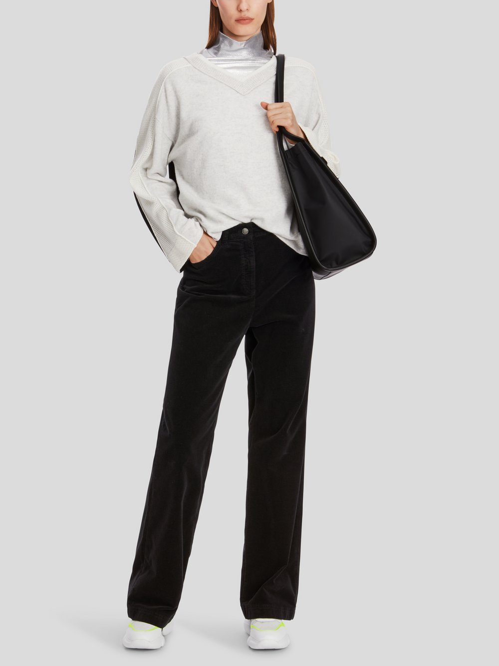 Marc Cain Pullover Damen Wolle strukturiert