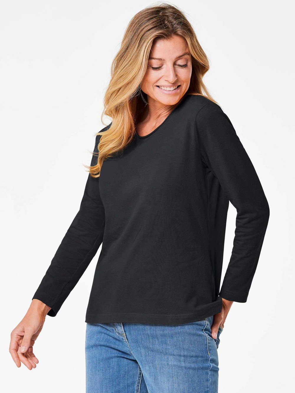 Goldner Shirt Damen Baumwolle