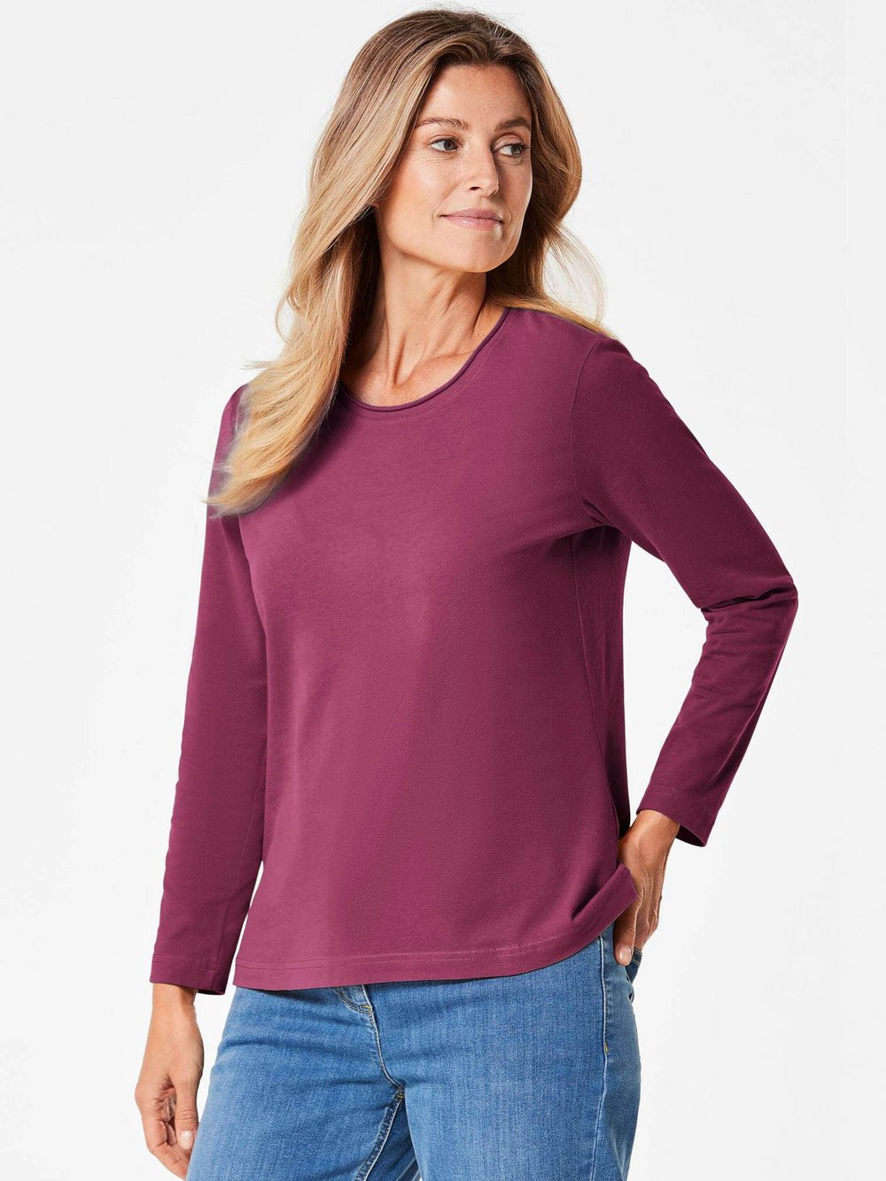 Goldner Shirt Damen Baumwolle