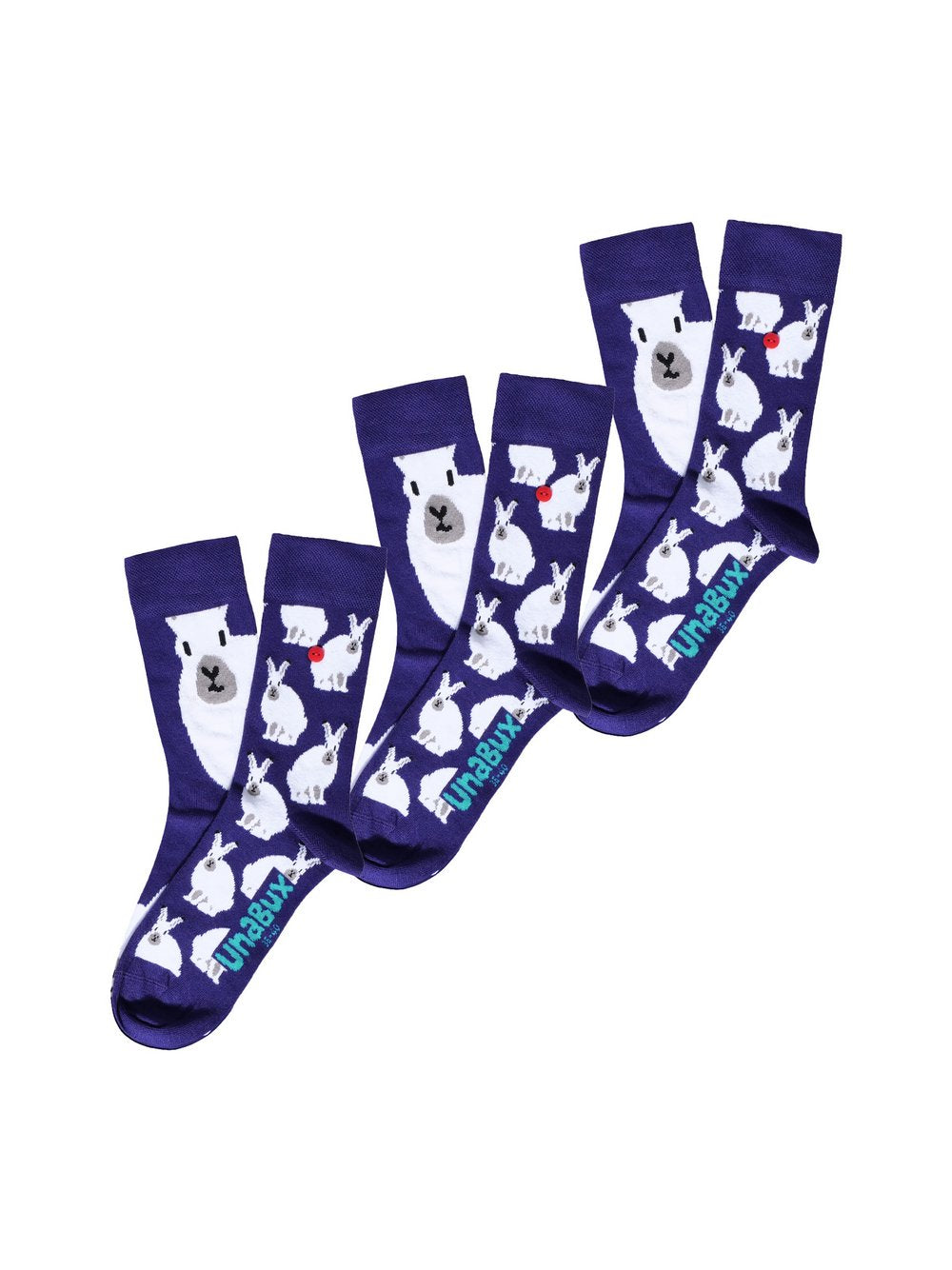 Unabux Freizeitsocken Damen Jersey bedruckt