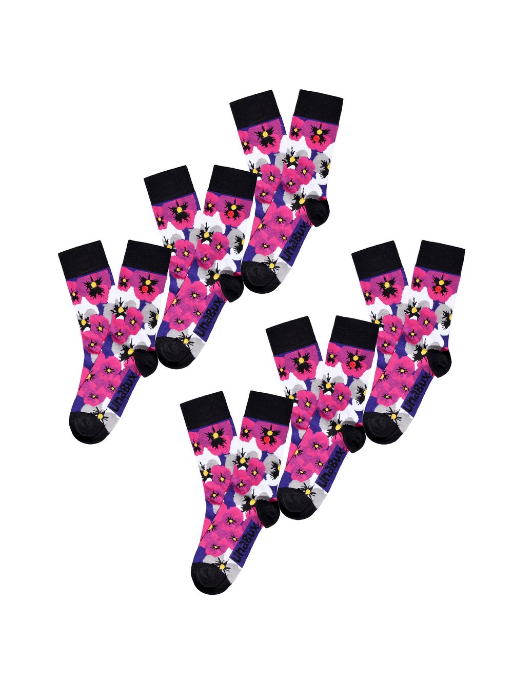 Unabux Freizeitsocken Damen Jersey bedruckt