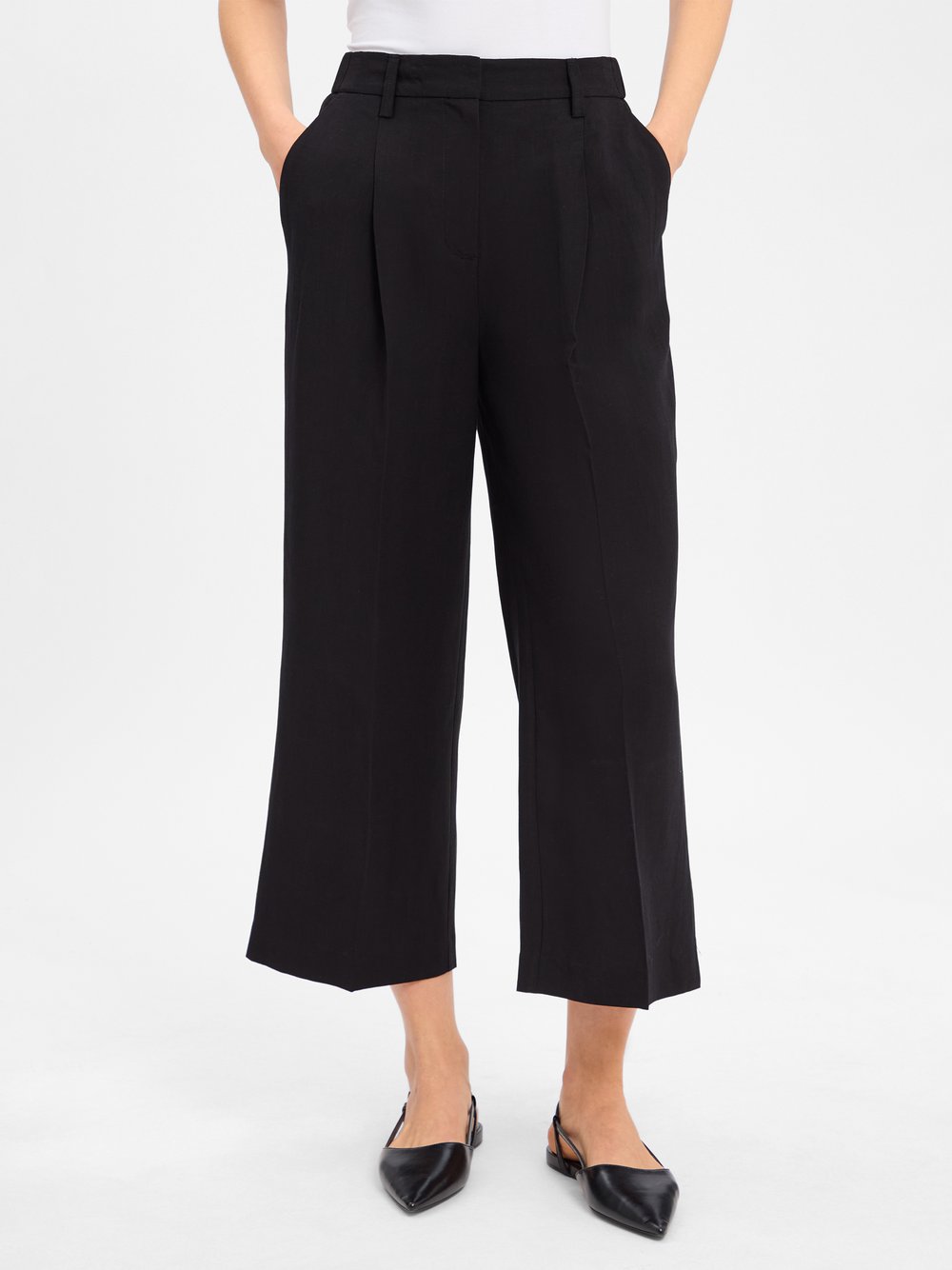 Someday Culotte mit Leinen-Anteil Damen Viskose