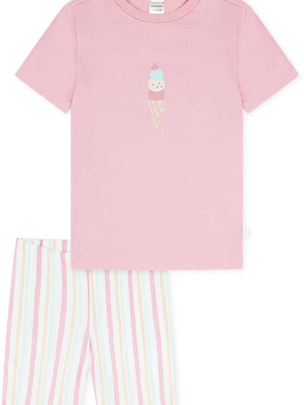 Schiesser Triangel-Bikini Mädchen Jersey gestreift