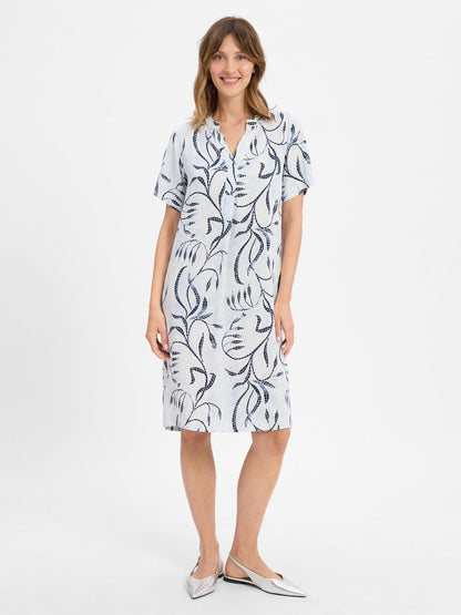 soyaconcept® Kleid Damen Viskose gemustert