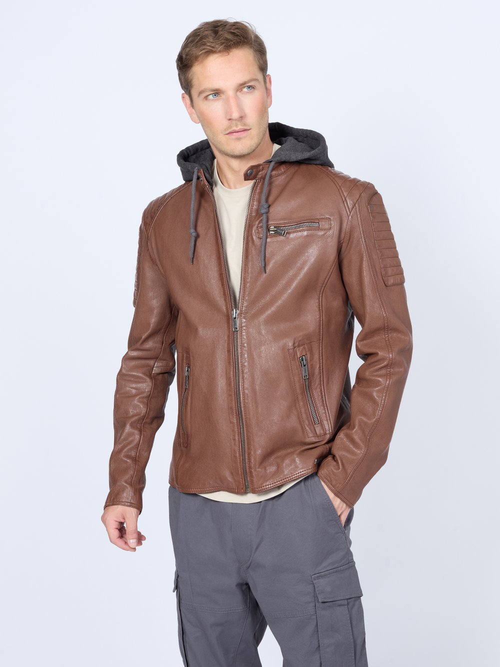 Mustang Lederjacke Herren