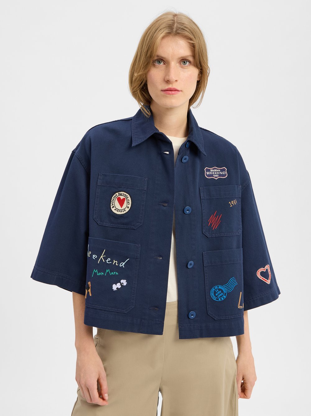 Weekend Max Mara Jacke Damen Baumwolle