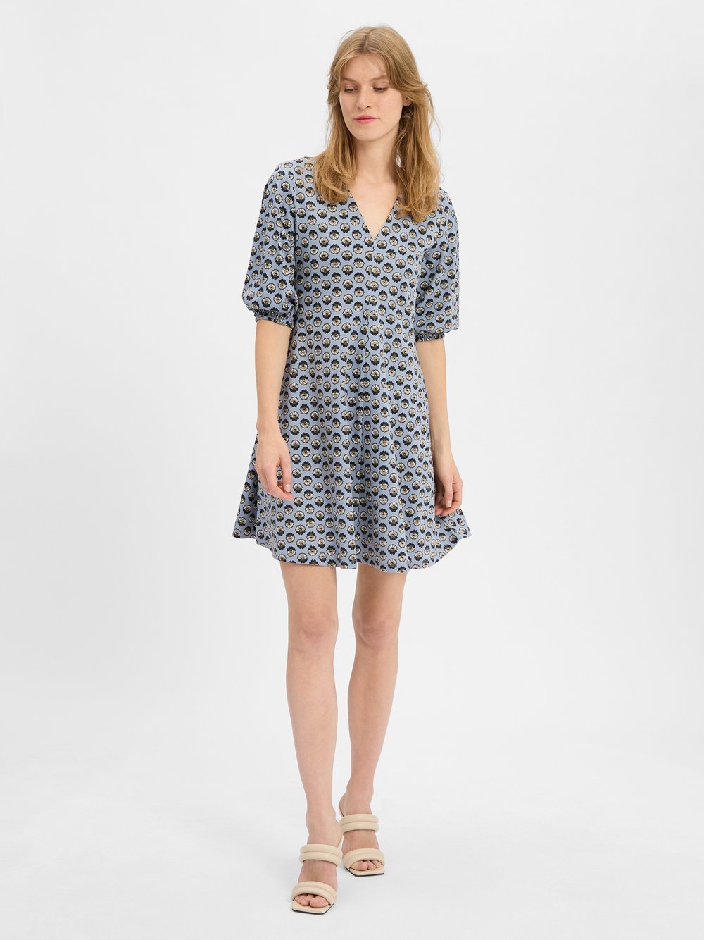 Weekend Max Mara Jerseykleid Damen Baumwolle gemustert
