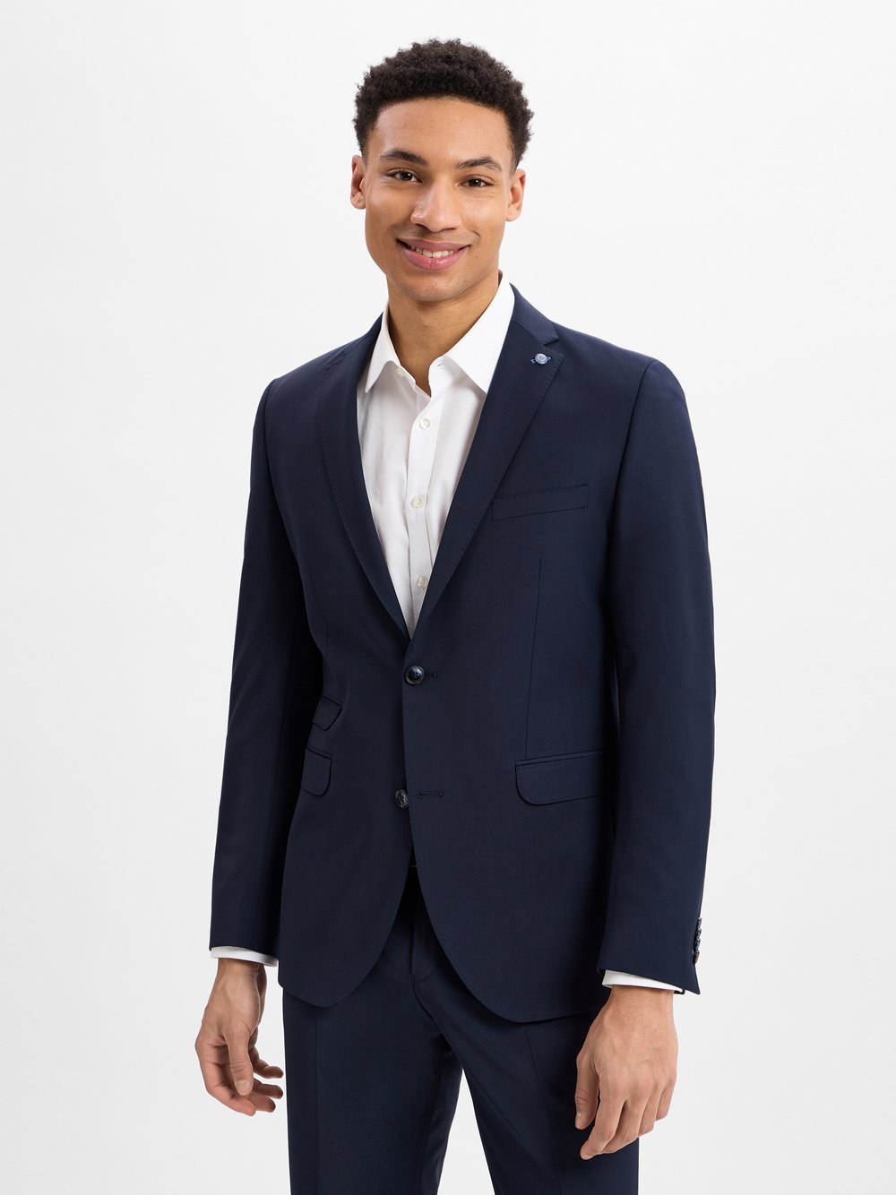 CG - CLUB of GENTS Baukasten Sakko mit Schurwoll-Anteil Herren Slim Fit