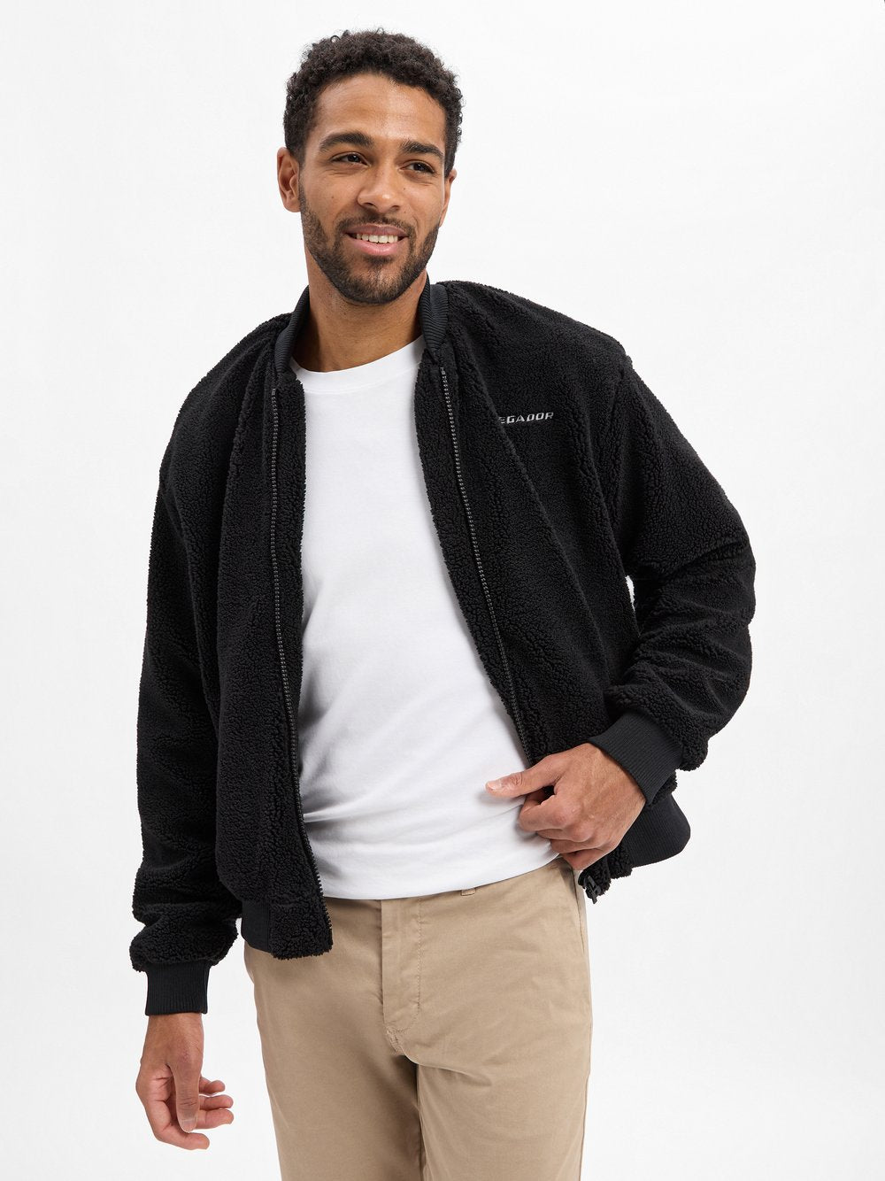 PEGADOR Teddyfell-Jacke Herren
