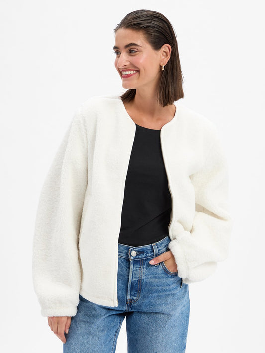 Samsøe Samsøe Teddyfell-Jacke Damen