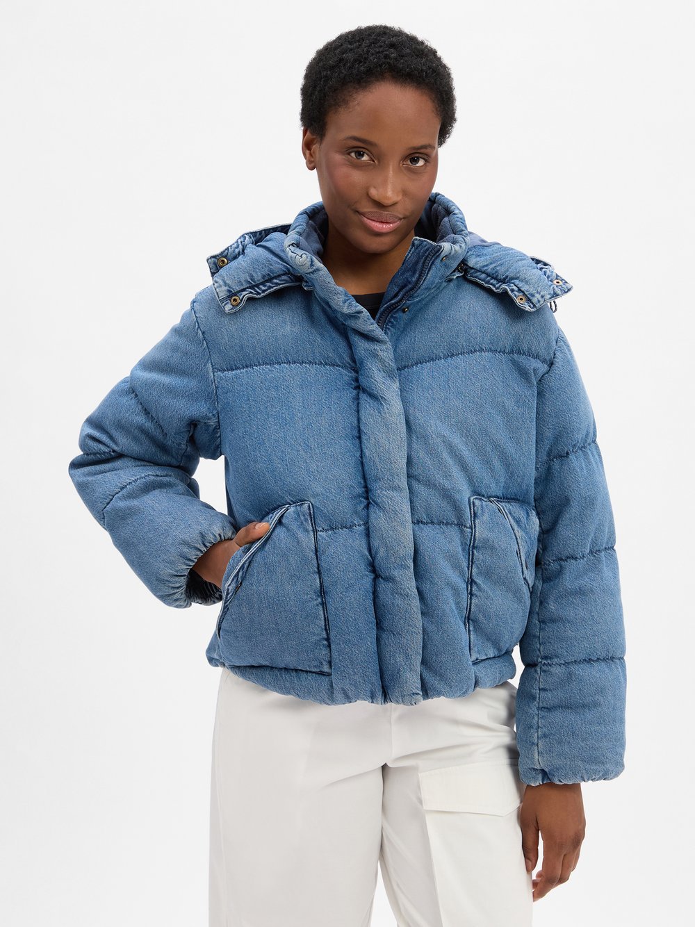 Levi's Denim-Daunenjacke Damen Baumwolle