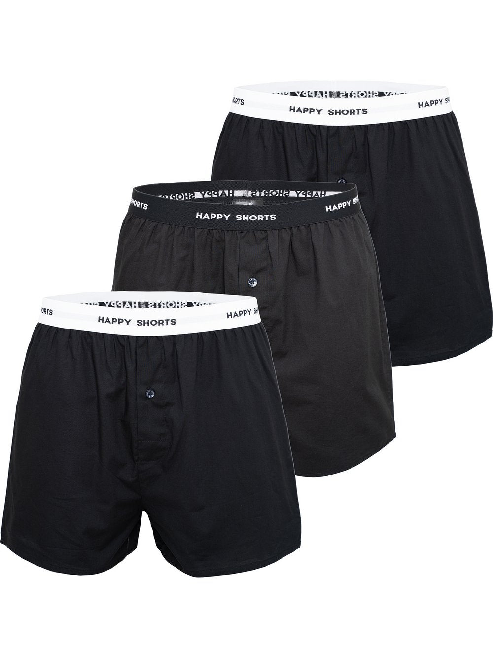 HAPPY SHORTS Boxer Herren Baumwolle bedruckt