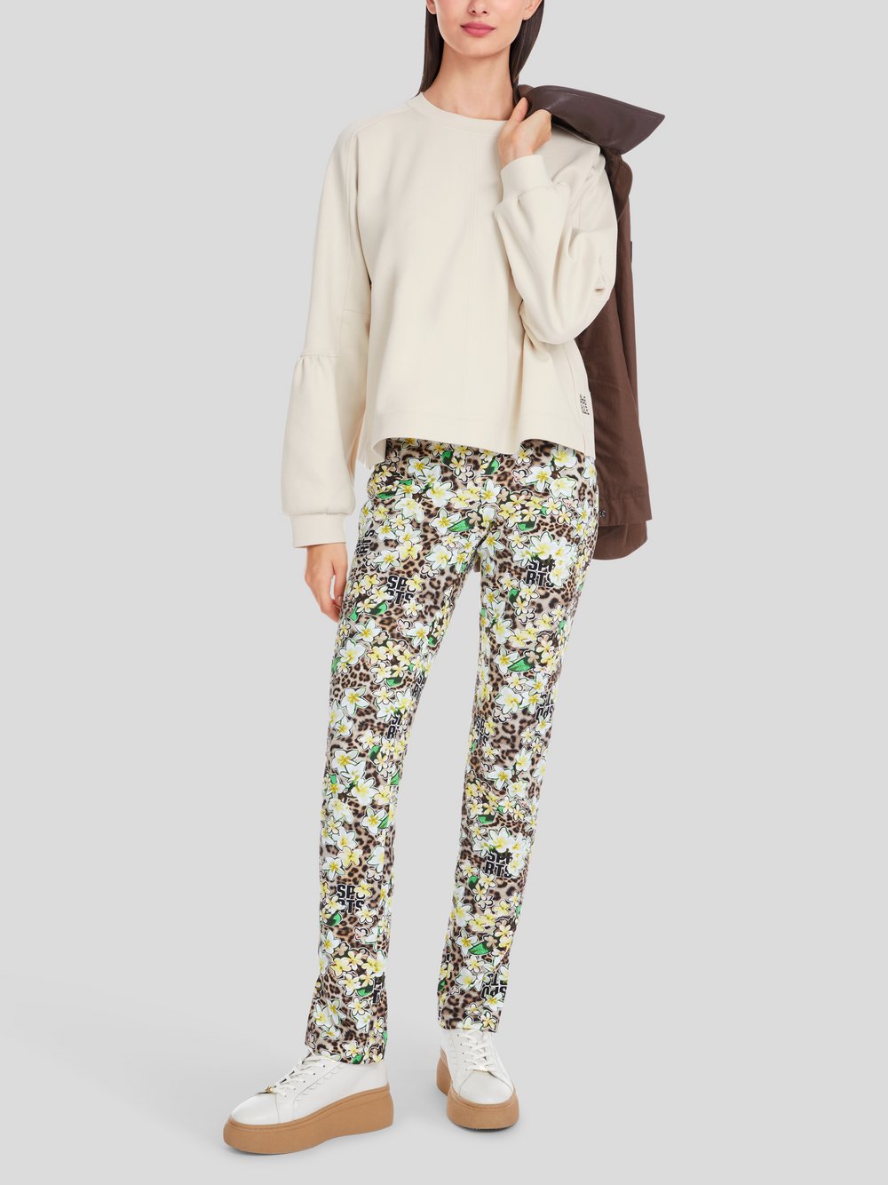 Marc Cain Sweat-Shirt Damen Baumwolle