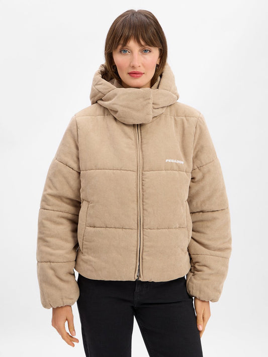 PEGADOR Pufferjacke Damen Cord