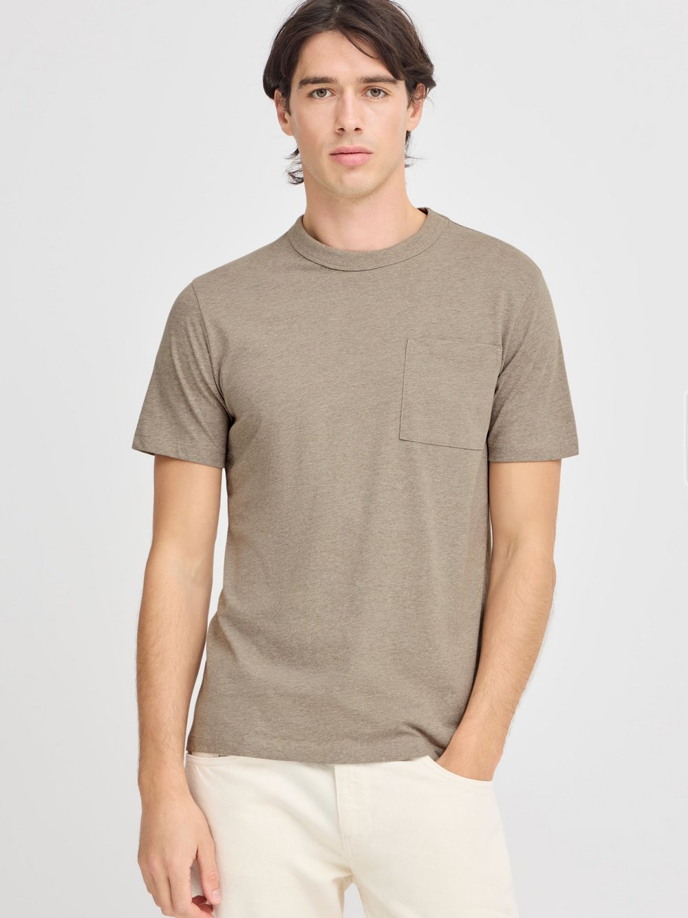 BLEND T-Shirt Herren Baumwolle gemustert