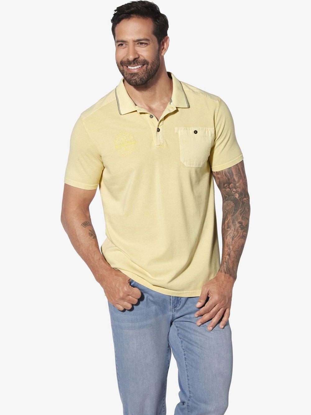 Jan Vanderstorm Tiefbundhose Herren Baumwolle