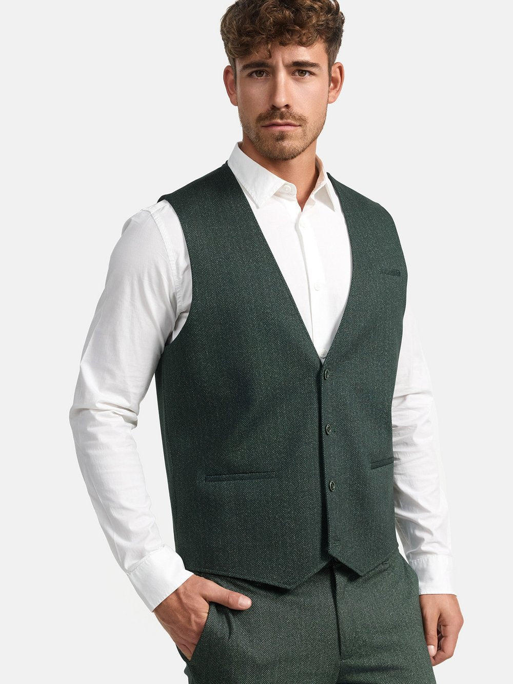 Jeff Anzugweste Herren Regular Fit