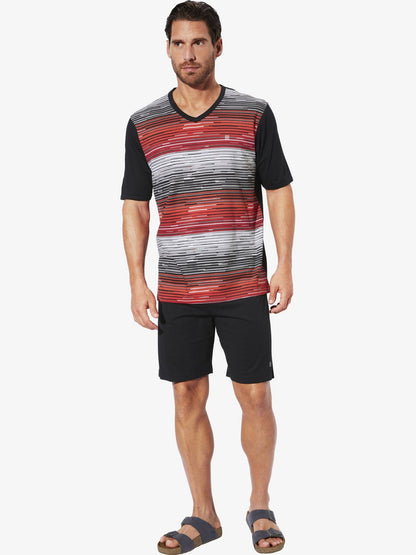 BABISTA 3 tlg. Schlafanzug Herren Baumwolle kariert