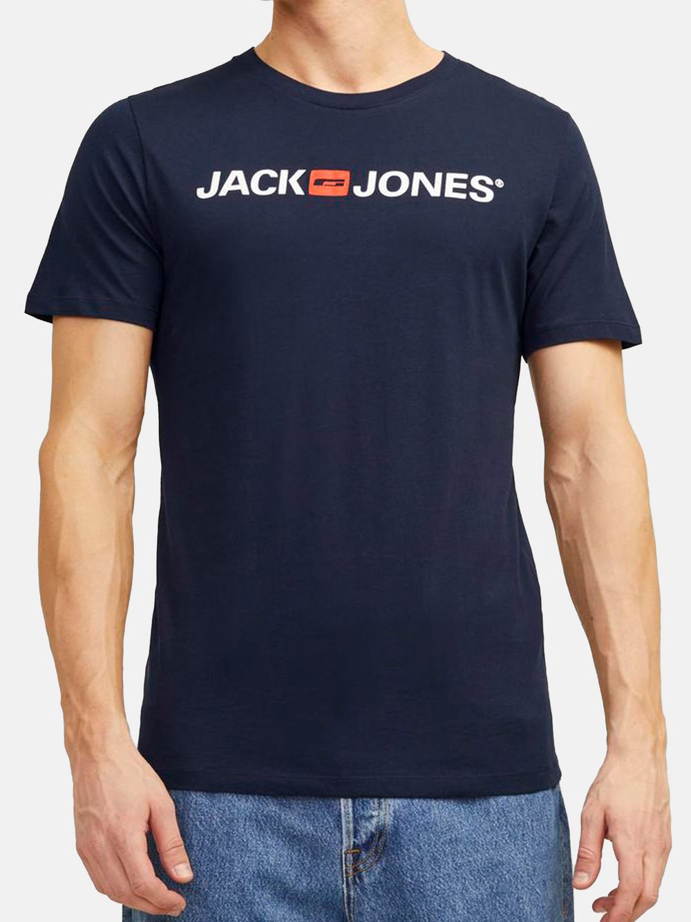 Jack & Jones T-Shirt Herren Baumwolle gemustert
