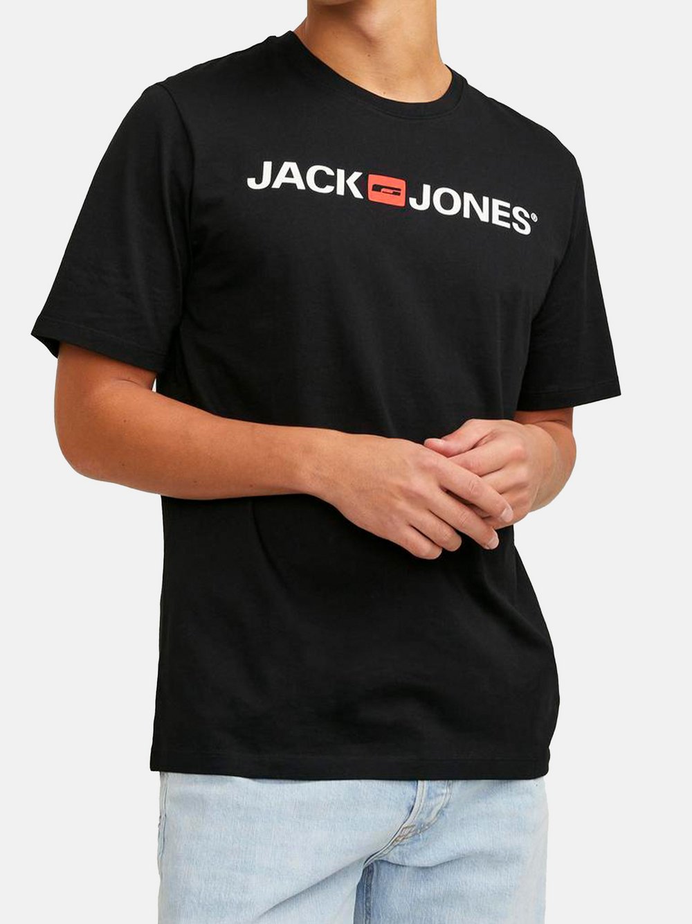 Jack & Jones T-Shirt Herren Baumwolle gemustert