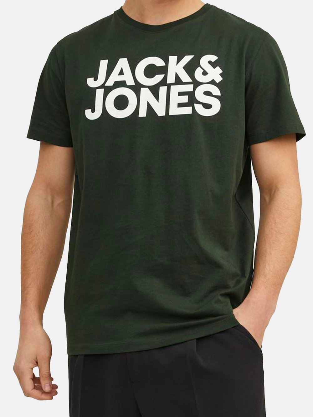 Jack & Jones T-Shirt Herren Baumwolle gemustert