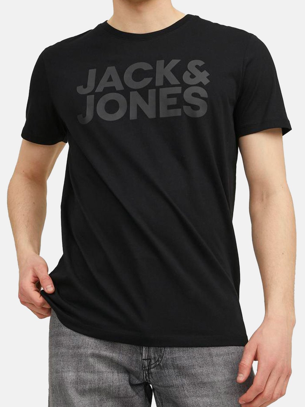 Jack & Jones T-Shirt Herren Baumwolle gemustert