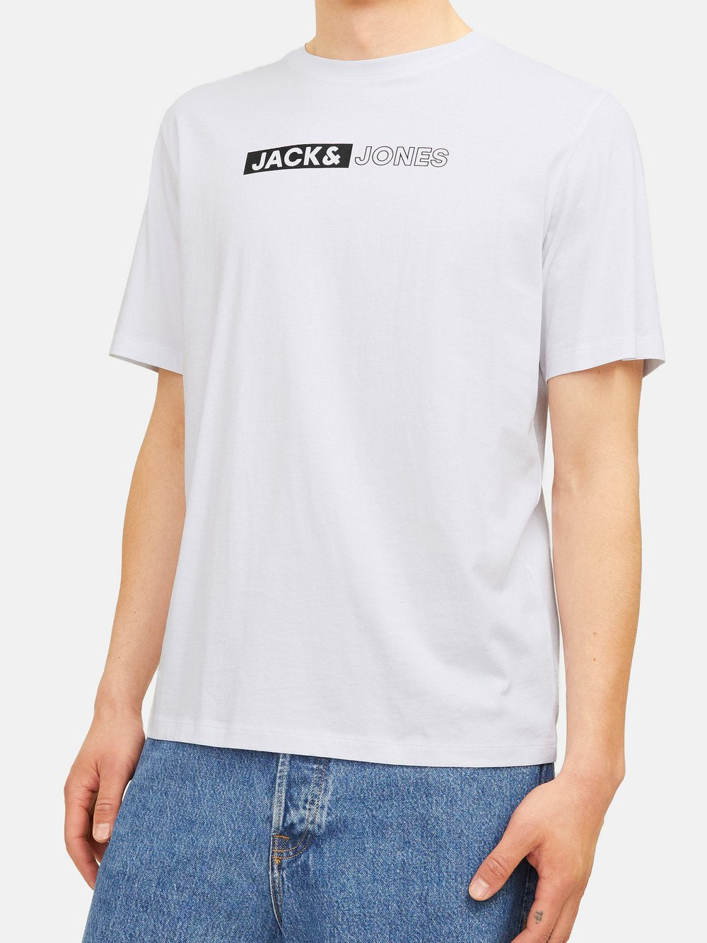 Jack & Jones T-Shirt Herren Baumwolle gemustert