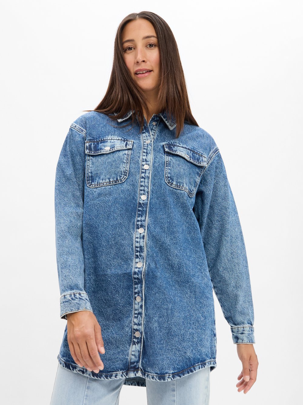 Noisy May Jeanskleid Damen Baumwolle