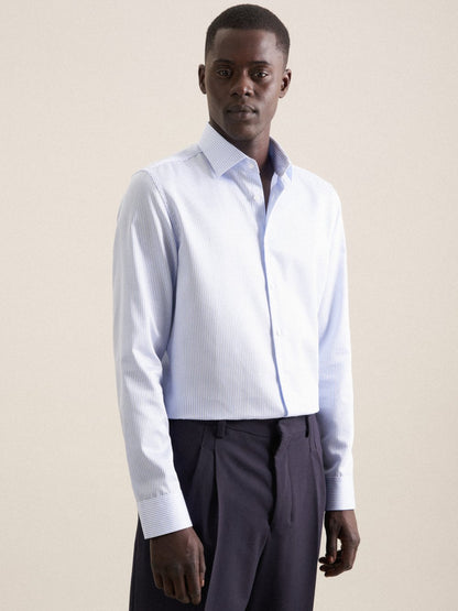 Seidensticker Business Hemd Herren Super Slim Fit Baumwolle gestreift