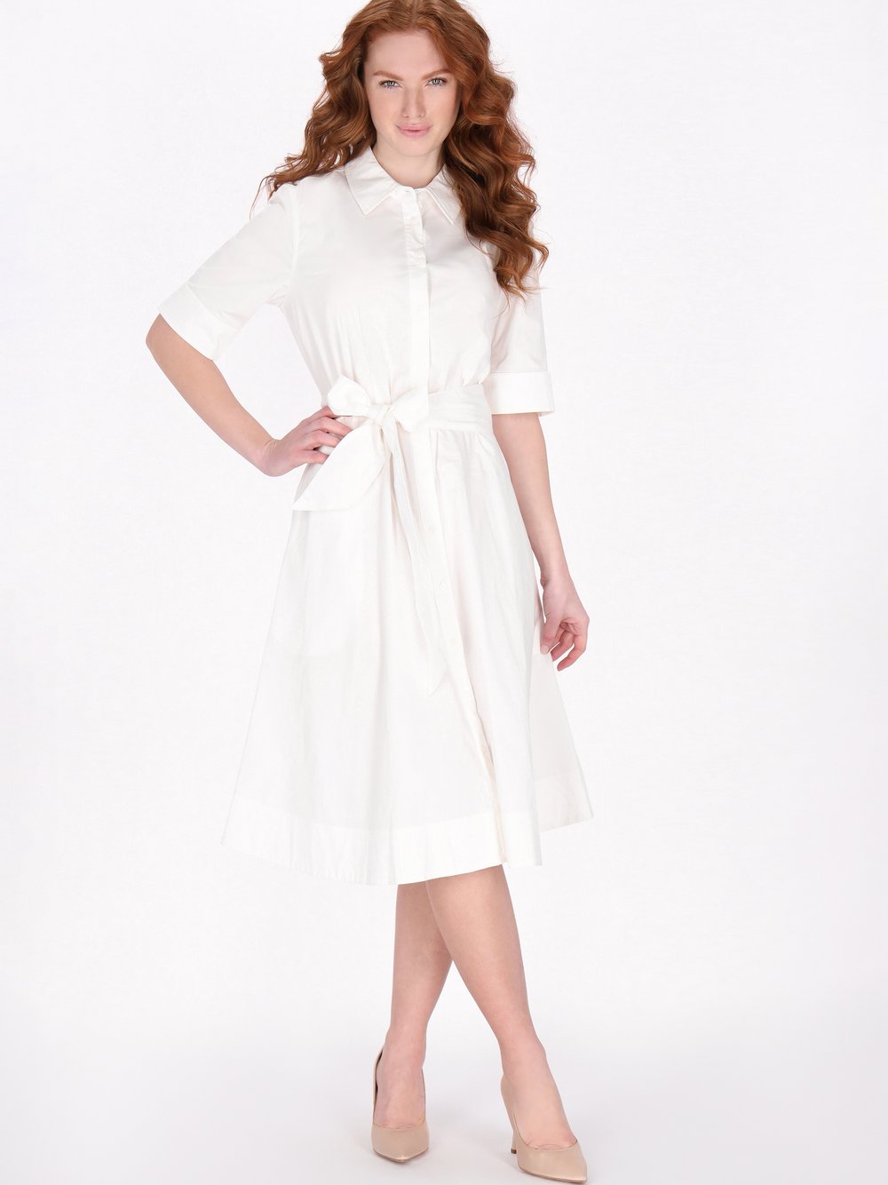 Dreimaster Kleid Damen Baumwolle