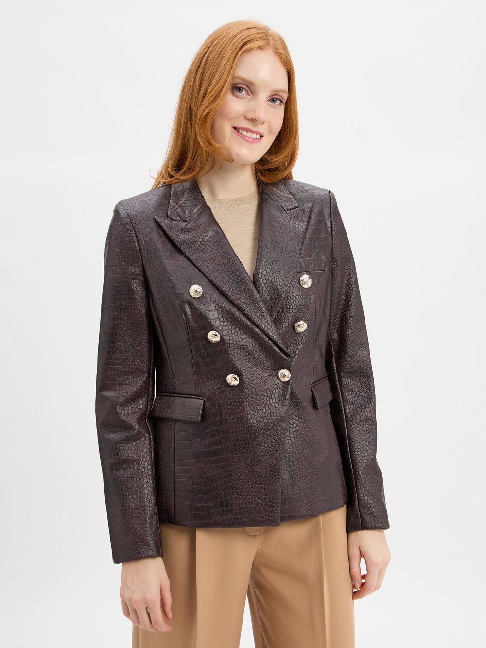 JOOP! Kunstlederblazer Damen