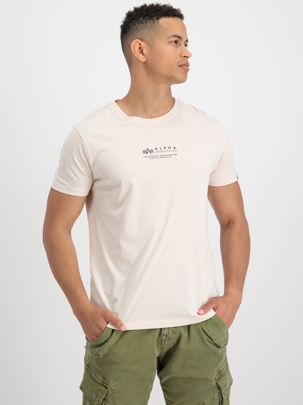 Alpha Industries T-Shirt Herren Baumwolle bedruckt