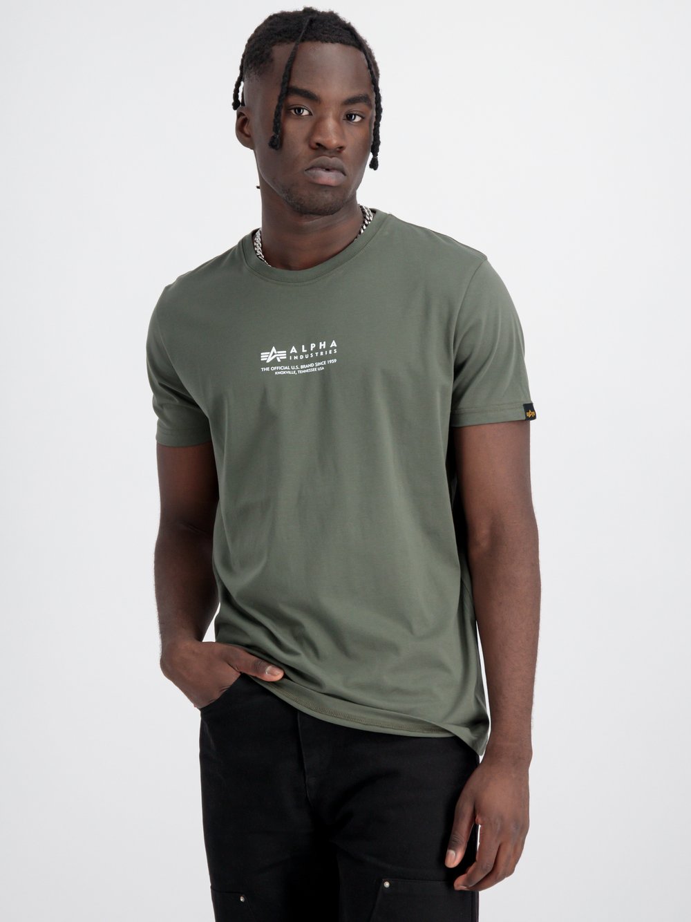 Alpha Industries T-Shirt Herren Baumwolle bedruckt