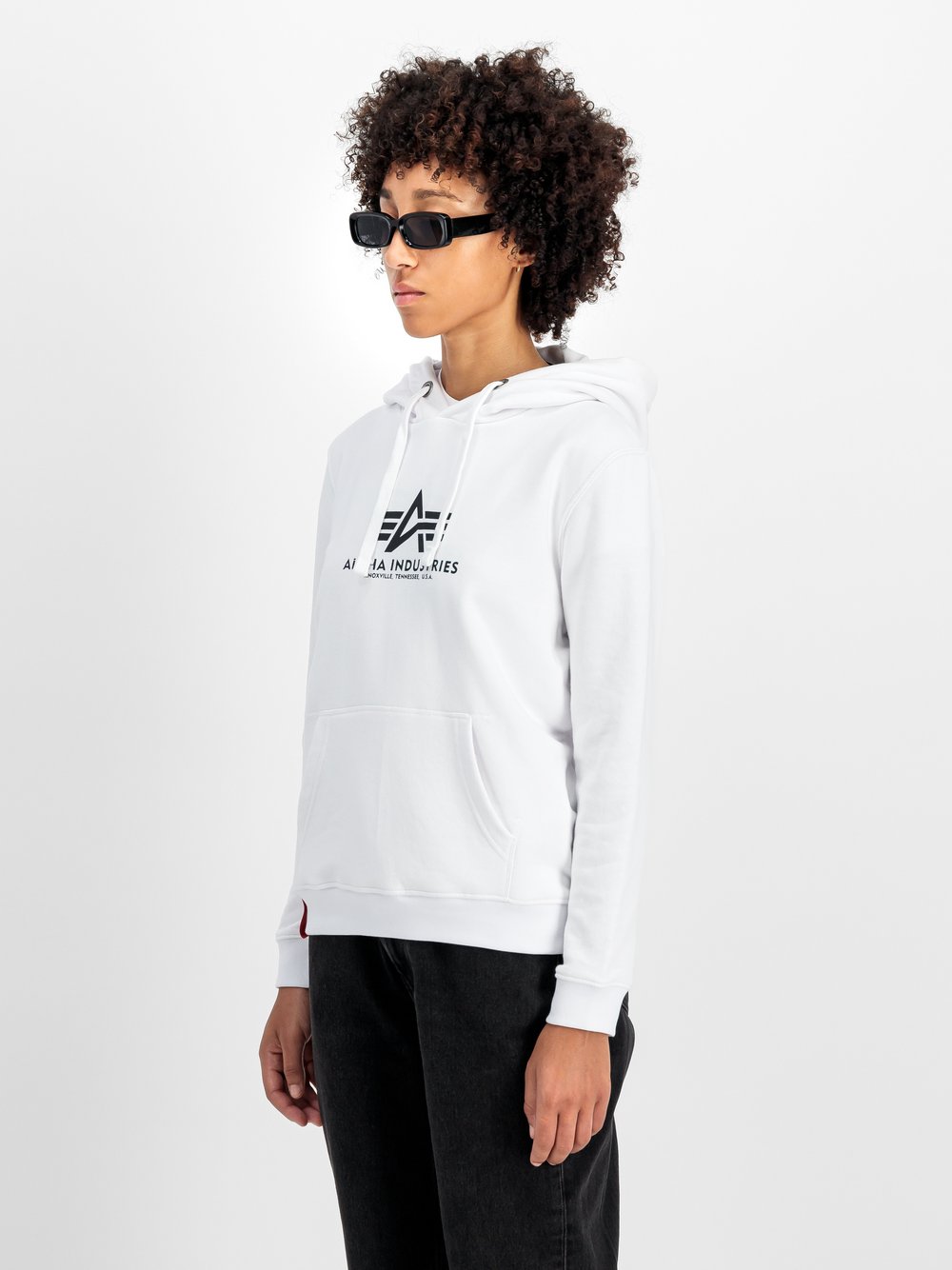Alpha Industries Kapuzensweatshirt Damen Baumwolle bedruckt