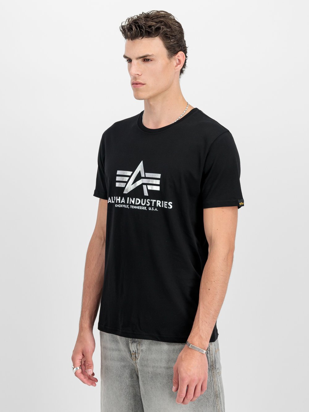 Alpha Industries T-Shirt Herren Baumwolle bedruckt