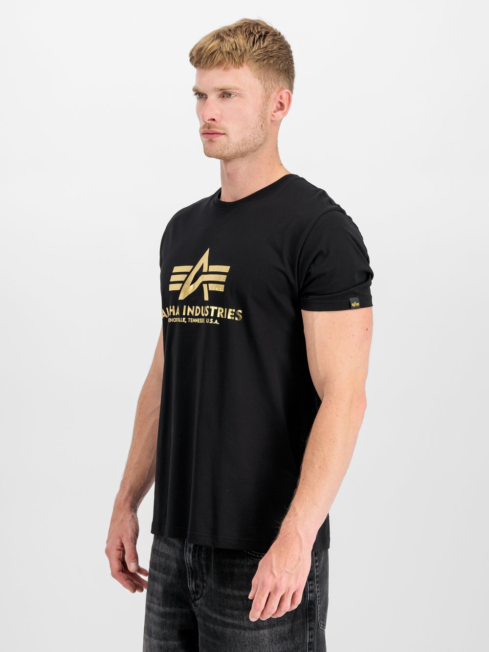 Alpha Industries T-Shirt Herren Baumwolle bedruckt